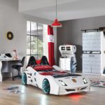 Garage White Arabalı Genç Odası Takımı