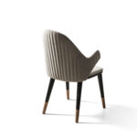 Tesla 4 Sandalye ve Benç Ceviz Bronz