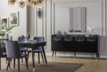 Tesla Siyah Yemek Odası Takımı - Görsel 4
