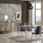 Lotus Ceviz Yemek Odası Takımı