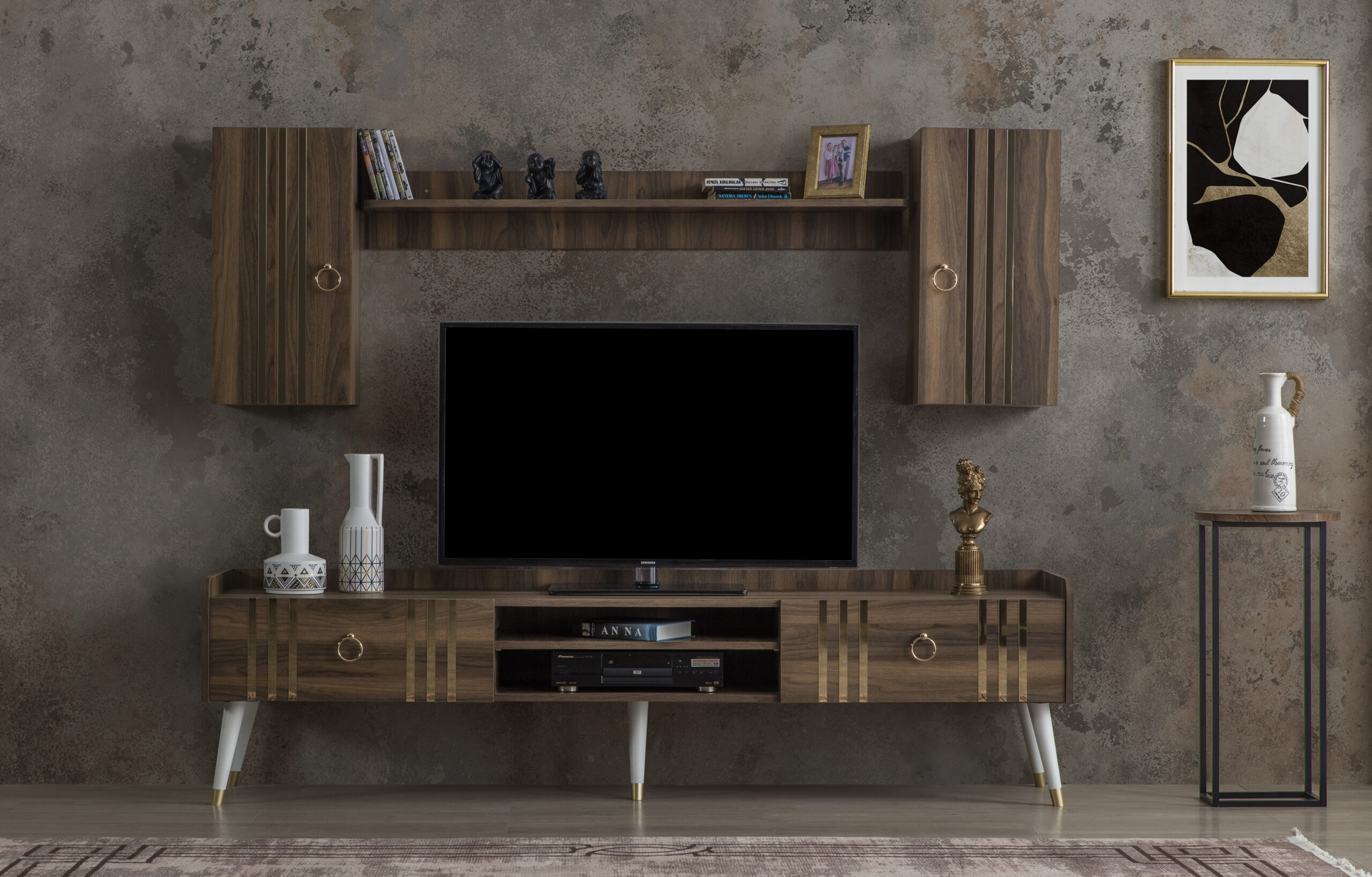 CVX Lotus Ceviz Tv ÜNİTESİ - Görsel 1