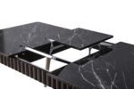 Zen Siyah Mermer Yemek Odası Takımı - Görsel 7