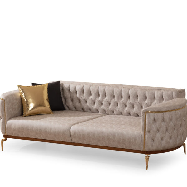 Nova Koltuk Takımı 3'lü Yataklı Kapitoneli