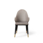 Tesla 4 Sandalye ve Benç Ekru Gold