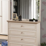 Latte Aynalı Şifonyer