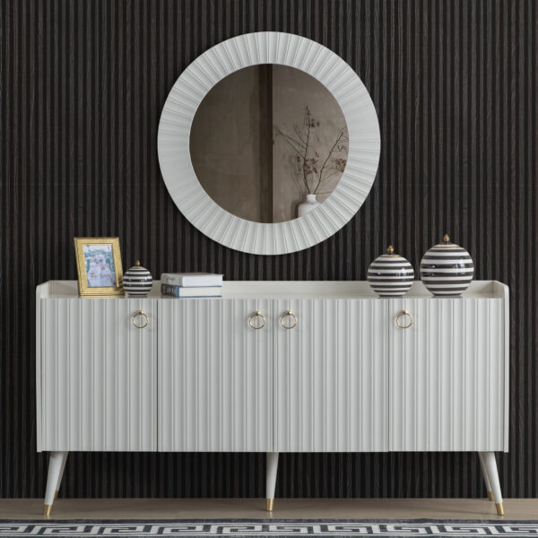 Zen Aytaşı Aynalı Konsol