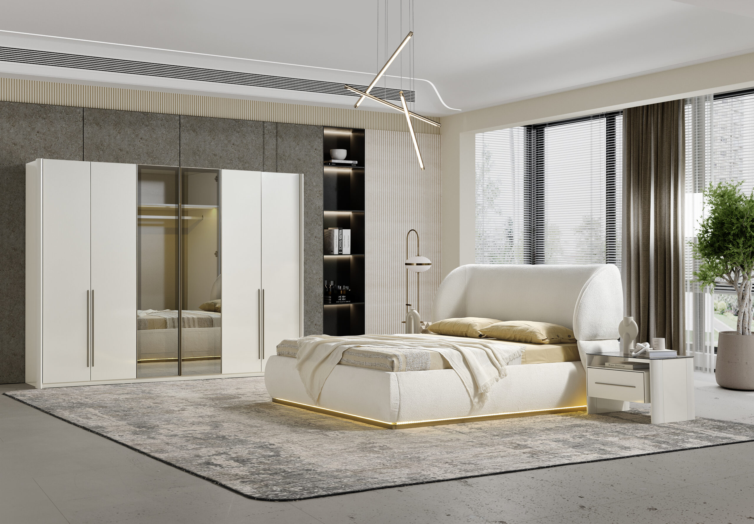 NEK-020521 copy Petron Yatak Odası Takımı - Görsel 1