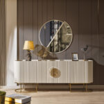 Gucci Ecru Aynalı Konsol