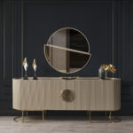 Gucci Black Capuccino Aynalı Konsol