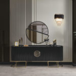 Gucci Black Gold Aynalı Konsol