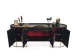 Gucci Black Gold Yemek Odası Takımı - Image 8