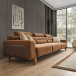 Oslo Ceviz Koltuk Takımı 4'lü Yataklı