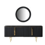 Alina Aynalı Konsol Antarasit