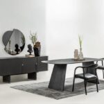 Delta Aynalı Konsol Antrasit