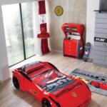 Garage Red Araba Karyola 90*190