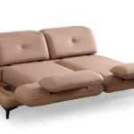 Torino Çift Dinlenmeli Kaydırmalı 3 Lü Kanepe