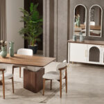 Yıldız Yemek Odası Takımı Krem