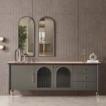 Yıldız Aynalı Konsol Antrasit