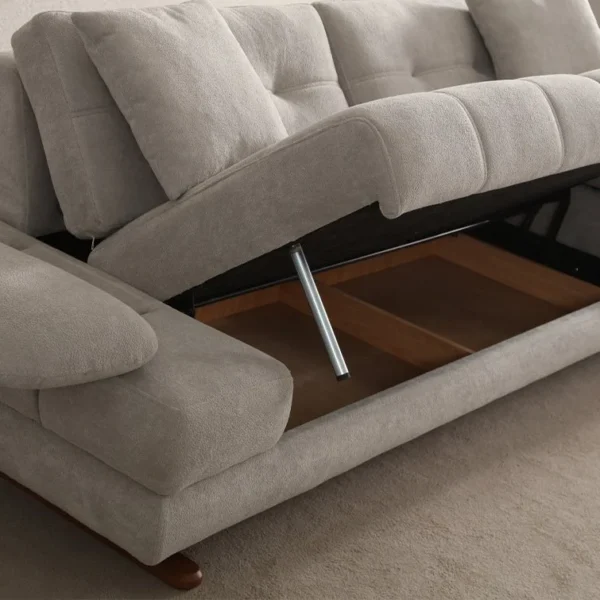 Pera Koltuk 3'lü Yataklı Sandıklı