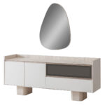 Flora Aynalı Konsol