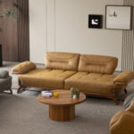 Jaguar Koltuk 3'lü Yataklı Hardal