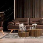 Asos Koltuk 3'lü Yataklı Nubuk