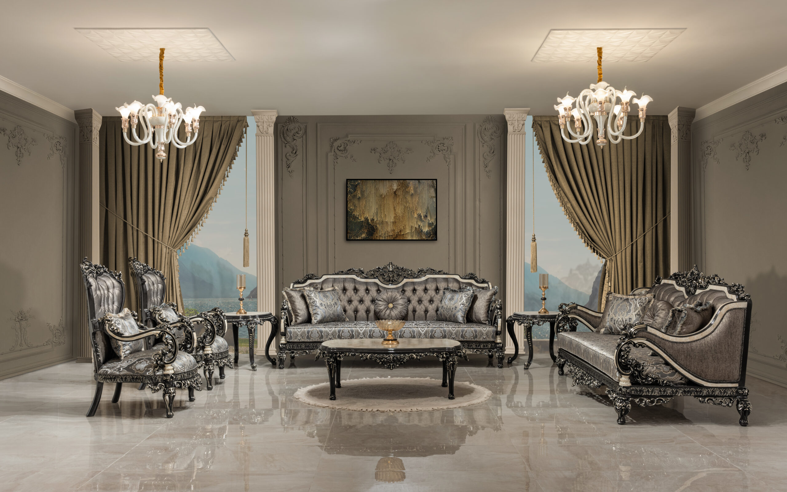 AsClssc0223-6111 copy Narin Koltuk Takımı - Görsel 1