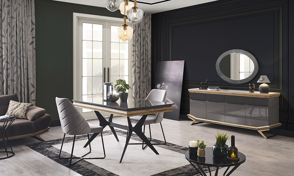 Grand Ahşap Yemek Odası Takımı Grand Yemek Odası Takımı - Görsel 1